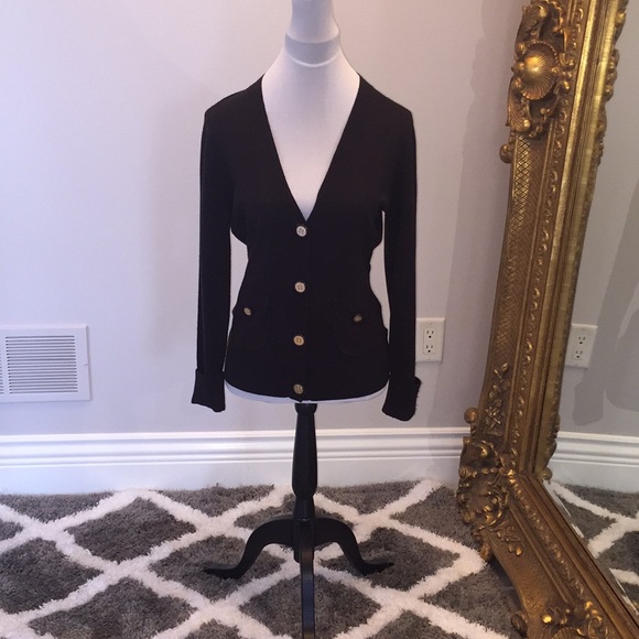 Tory Burch Sweaters - Authentic Tory Burch - Women’s Brown Cardigan